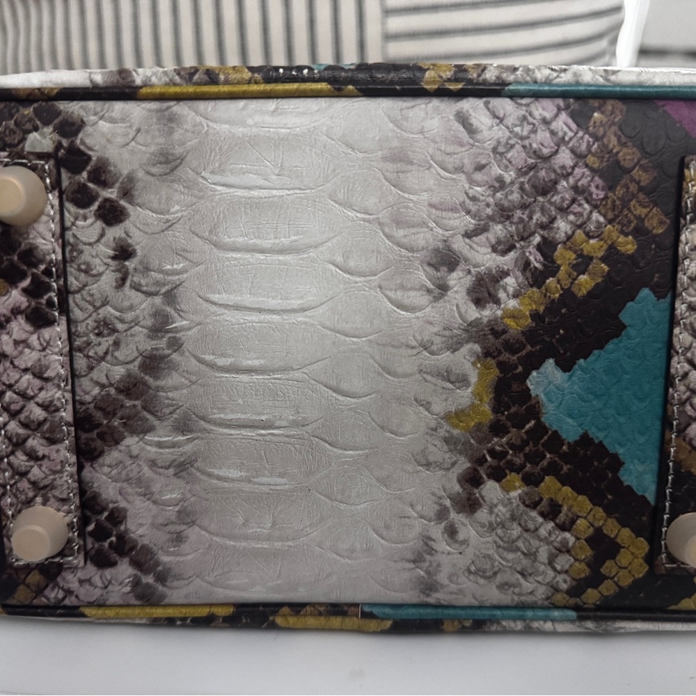 Multicolor Python Print Women Bag - Picture 7 of 9